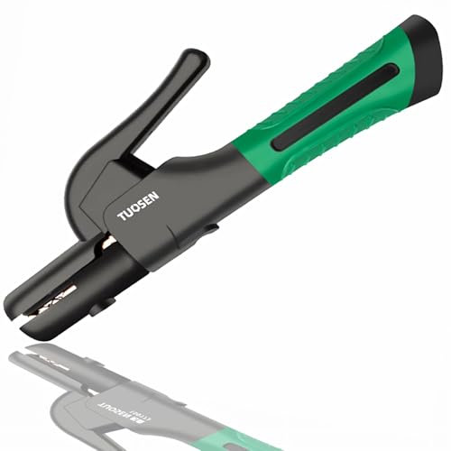 Pinza per saldatura antiscottatura, spessa, 27 cm, morsetto per elettrodi da 10,6 pollici, adatta per saldatura elettrica, supporto per barra di saldatura (800 A)