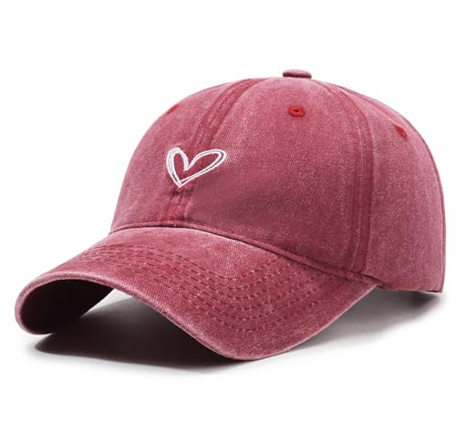TAGVO Baseball Cap Unisex - Faltbar Verstellbar Passform Basecap, Klassisch Gewaschene Baseballmütze mit Schirmbestickung, Sport Cap Sonnenschutz Baseballkappe aus 100% Baumwolle Damen und Herren