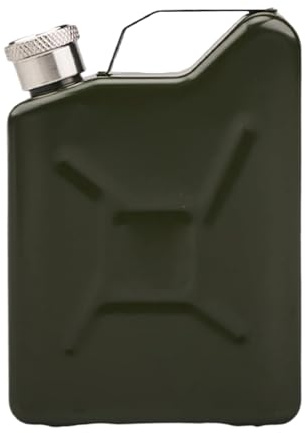 Flacon en acier inoxydable, flasque métallique de 5 onces - Récipient étanche en acier inoxydable pour whisky, vin, voyage, camping, randonnée, plein air, pique-nique, gymnase