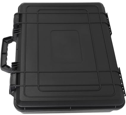MENDUNER Case de Transport par Satellite - avec Intérieur en Mousse EVA, Stockage de Plats Paraboliques pour Voyages en Plein Air, 40,1x34x10cm