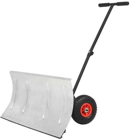 TidyardPala quitanieves Manual con Ruedas 100x44 cm