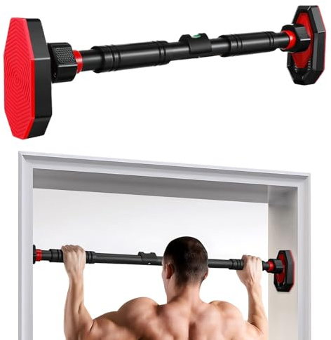 Ahuuen Klimmzugstange Für Türrahmen,Fitnessgerät Für Zuhause - Ohne Bohren Für Training, Fitness, Zuhause, Innen- Und Außenbereich