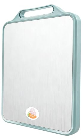 Qfdiwr Tabla De Cortar Para Cocina - Tabla De Cortar De Doble Cara Con Mango,Tapete Para Picar De Preparación De Comidas | Para Carne Verduras Pan Frutas Hogar Cocina Restaurante Camping Exterior