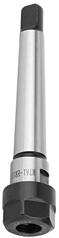 ER11 Spannzangenfutter mit Morsekonus, Carbonstahl, Präzision 0,0005 Zoll - Hohe Härte, Lange Spannhülse, für CNC Drehmaschinen (MTA1-ER11)