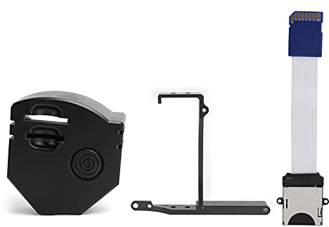 Generic Kit de Montage de Carte Mémoire D'extension Gdemu pour Dreamcast avec Support de Carte Entièrement Métallique, Performances Efficaces et Installation Facile, 1 unité (BLACK)