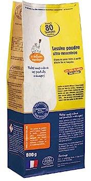 La droguerie écologique - Lessive poudre ultra-concentrée 800 g