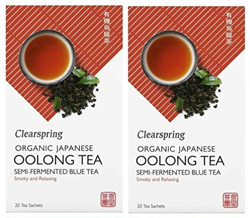 Clearspring Organic Oolong Tea 20 Tea Bags 36g (Pack of 2)