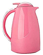 OQHAIR Jarra de café térmica de Acero Inoxidable, Frasco de vacío Aislado de Doble Pared Grande, Recipiente para Servidor de Bebidas con retención de Calor, con botón de presión fácil (Co
