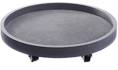 ASHILD Support de Plante pour Palette de Plantes Robuste pour Balcon extérieur, Charge 100150 kg Chariot de déménagement de Pot de Fleur Rond avec Roues de Frein, Plateau de Soucoupe pour jardinièr
