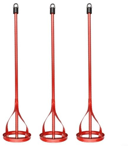 BlissfulAbode 400mm Paint Mixing Paddle - Heavy Duty Paint and Plaster Mixer for Standard Drills - Steel Drill Whisk Tool Painting and Plastering Mixer