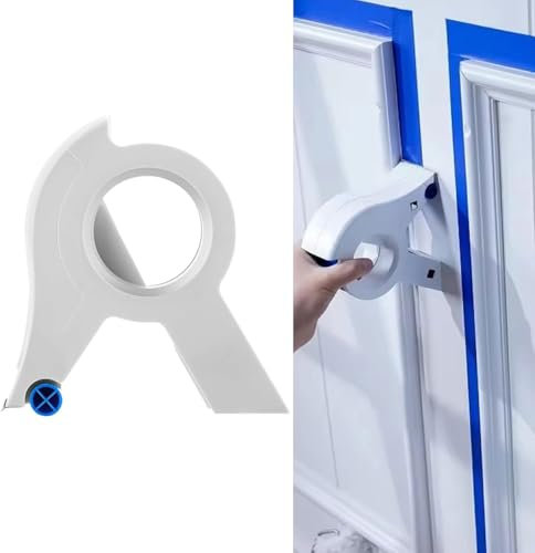 JDCMEI Aplicador de Cinta de Pintor, Dispensador de Cinta de Pintores, Aplicador de Cinta Adhesiva Portátil, Aplicador de Cinta de Enmascarar para Molduras, Suelos, Ventanas y Marcos de Puertas