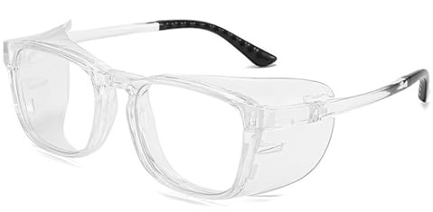 IRIRI Lunettes de Protection for Homme avec Chambre D'humidité | Lunettes Anti-lumière Bleue et Anti-pollen | Protection UV400 Antibuée | Soulagement de La Sécheresse Oculaire Au Bureau et en Extérieu