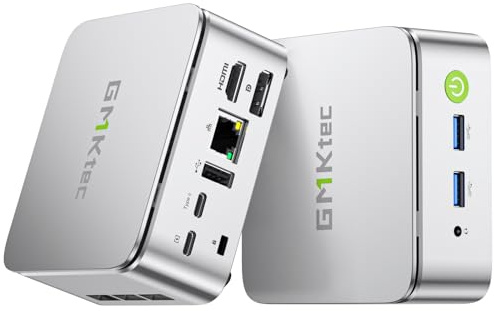 GMKtec Mini PC Ryzen 5 3500U 1TB NVMe SSD 16GB DDR4 2.5GbE NIC LAN Office Home Desktop Computers, HTPC Proxmox, HDMI 2.1, USB-C, DP Triple 4K Display Nucbox G10