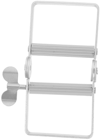 DECORNIJIA 2 Stück Edelstahl Tubenquetscher Handlicher Tube Roller Squeezer für Zahnpasta Haarfärbemittel und Creme Langlebiger Manueller Tubenausdrücker für Bad Salon und Haushalt