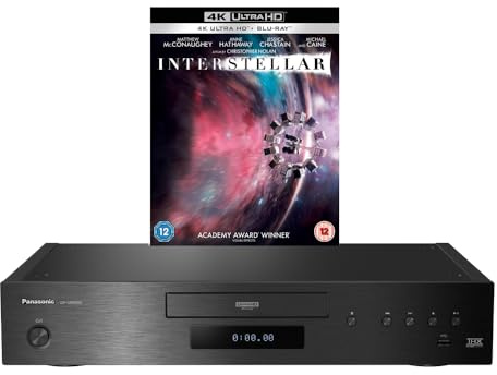 MULTIREGION Blu-ray Player Compatible with Panasonic DP-UB9000 MultiRegion Blu-ray Region A, B & C - DVD Regions 1-8 - Bundle Including Interstellar
