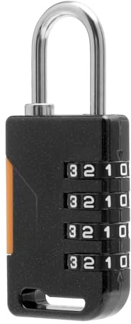 Lucchetto a combinazione a 4 cifre con codice numerico, lucchetto per bagagli in lega di zinco, piccolo lucchetto 804HP per valigie, zaini, armadietti, tende