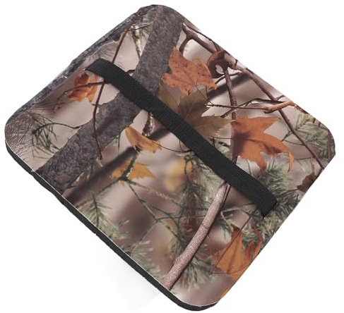 Fabater Cojín de Asiento Al Aire Libre con Patrón de Hojas, Cojín de Estadio Portátil a Prueba de Humedad para Fotografía de Camping