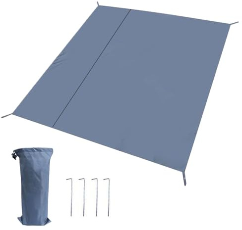 Zeltteppich Für Camping - Oxford-Gewebe, Wasserdicht, Schnell Trocknend und Transportabel - Zeltbodenmatte Inklusive Aufbewahrungstasche - Für Wandern Picknick Terrasse Deck Hinterhof Balkon Und Innen