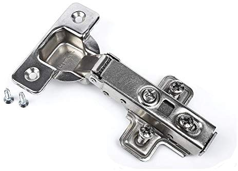 FURNICA 20x Soft Close Cabinet Hinge + Euro and Fixing Screws