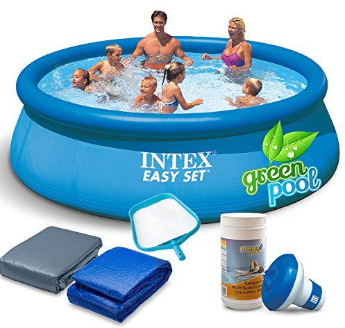 Gartenpool Schimmbecken mit Zubehör 366 x 76 cm Pool INTEX