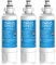 3X AQUACREST 257760 Fridge Water Filter, Compatible with Panasonic CNRAH-257760 125950 NR-B53V1 NR-B53V1-WB/X1D NR-BG53V2 NR-BG53VW2 NR-B53V2-XE NR-B54X1-WB/E EFF-6032B AH-PCN FL-330 FFL-170P