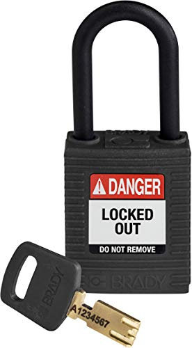 Lucchetto Safekey Compact, 33mm x 67mm x 19mm, Nero