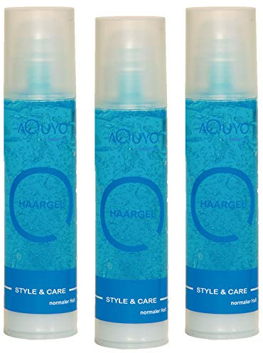 Haargel normaler Halt für Männer und Frauen (3er Pack - 3x 200ml) | Styling Gel für das tägliche Haarstyling | Hair Gel zum stylen und formen der Haare