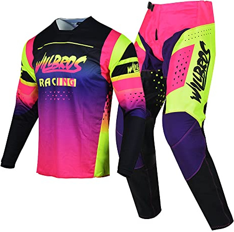 Willbros Motocross Jersey Hose Combo Herren Dreckiges Fahrrad MX Ausrüstungsset Frauen Offroad Reiten Erwachsene Rennbekleidung