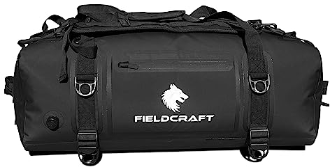 FIELDCRAFT Sea-Wolf wasserdichte Seesack, schwarz, 40L, Wasserfester Seesack