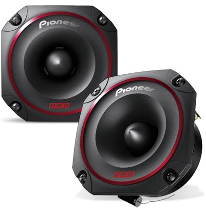 Pioneer TS-B351PRO P.R.O. Serie 3-1/2 Potenza massima 300 W, membrana in titanio, tweeter Bullet ad alta efficienza - Altoparlanti componenti serie PRO (coppia)