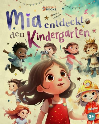 Mia entdeckt den Kindergarten: Ein illustriertes Kinderbuch für die Kita-Eingewöhnung: Für Mädchen ab 2 Jahren (Bücher zur Kita-Eingewöhnung: Mia & Noah entdecken den Kindergarten)