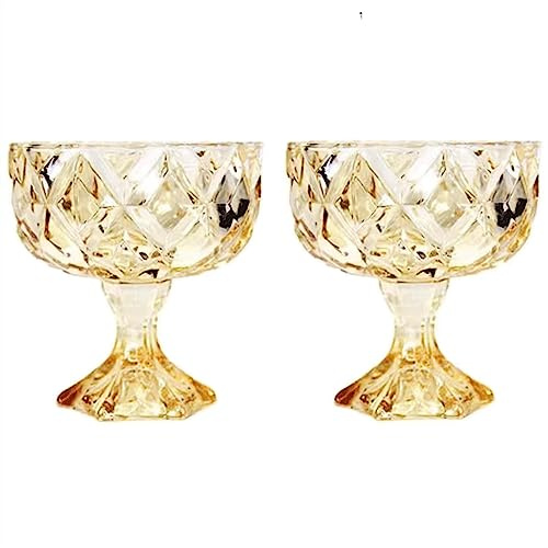 WaLdor Seasoning Dishes Crystal Glass Snack Dishes Vintage Diamond Glass Snack Dishes Dessert Dish Snack Dishes for Dessert Ice Cream Dip or Snack. Ceramic Sauce Dish (Color : A)