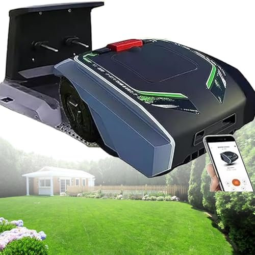 Robot cortacésped, Jardines sin cables delimitadores Control APP con límites virtuales, Tracción a las cuatro ruedas, Gestión multizona, Corta de forma silenciosa y segura ﻿