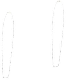 LIFKOME Brillenkette Perlen 2st Maske Halskette Halter Für Verhindern, Dass Brillen Verloren Gehen Brillenkette Kinder Brillenband Kleiderbügel Brillenlegierungskette Kunststoff Weiß