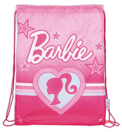 Barbie Mochila de Gimnasio, Mochila Cuerdas, Bolsa de Equipaje, Mochila de Viaje Infantil, Regalo para Niñas y Adolescentes
