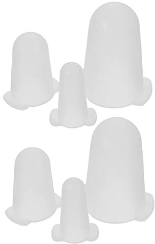 OUNONA 6piezas Cubiertas De Silicona Pequeñas Para Boquillas De Manga Pastelera Tapa Boquilla Manga Pastelera Duyas