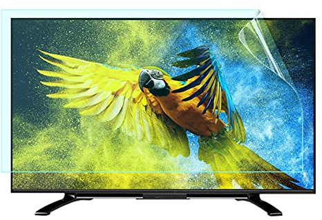 asdchZen Tv Screen Protector Filter Film-Filter Out Blue Light Anti Uv Monitor Protector Panel For 75-85 Inch Lcd,Led,Oled,Qled 4K Hdtv And Curved Surface/Clear,Clear-82inch 1831x1049mm