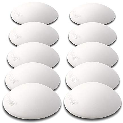 Schramm® Sonderposten 10 Stück Türpuffer weiß 2.Wahl selbstklebend ø 40mm Wandschutz Türstopper Wandpuffer Türdämpfer B -Ware
