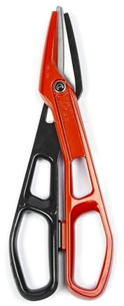 Crescent Wiss Lightweight Aluminum Tinner Snips - Durable Metal Cutter Tool with Torque Control & Adjustable Pivot Bolt - WAL13S - 12