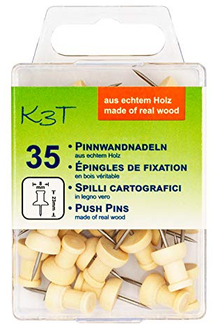 K3T nålnål av trä, förpackning med 35