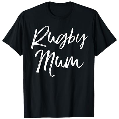 Carino Rugby Mom Quote for Rugby Mothers Gift Rugby Mum Maglietta