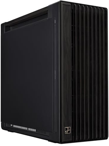 ASUS ProArt PA602 Wood Edition - Chasis para Ordenador E-ATX (Panel Lateral de Metal, Dos Ventiladores de 200 x 38 mm, radiador de 420 mm, USB Tipo-C, Indicador de Polvo IR)