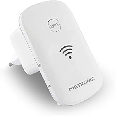 Metronic 495437 300 Mbps WiFi-repeater med på/av-knapp