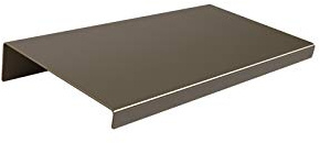 INOXLM Mensola in Acciaio Inox Finitura Satinata da Muro e Parete (30 cm)