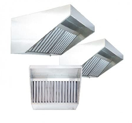 CAEXVEN Campana Extractora Industrial Modelo Visera en Acero Inoxidable para Pared o Central a Techo - 2 Filtros - 1025mm