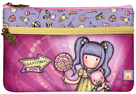 Trousse d'écolier Gorjuss First prize Lila (23.4 x 15.5 x 1.5 cm)