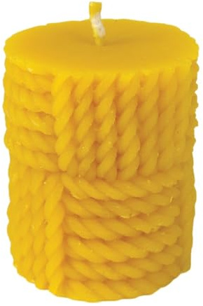 LYSON Kerzengießform Silikonform Zylinder mit Schnurgeflecht Höhe 7 cm, Silikon Kerzenform für Sojawachs, Bienenwachs, Gips, Seifer, Aromatherapie Kerzenherstellung Bienenwachskerzen