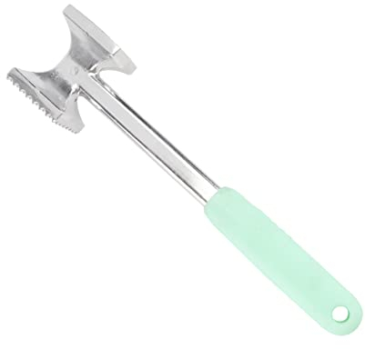 DOITOOL Ablandador De Carne En Polvo Herramienta Cuadrada De Bistec Triturador De Carne De Acero Inoxidable Ablandador De Carne De Carne De Metal Manejar Cuadrado