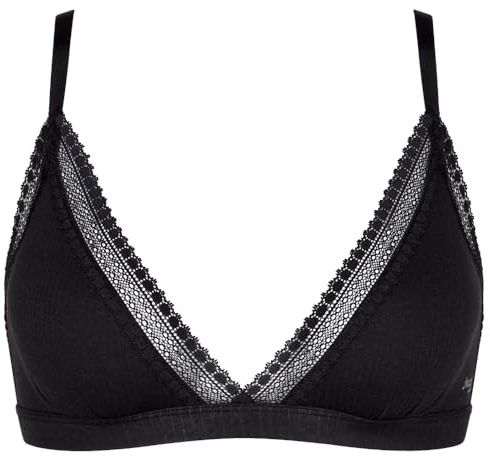 Sloggi Damen Sloggi GO Ribbed R Bralette, Black, XL