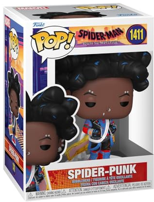 Funko Pop! Marvel: Spider-man Across The Spider-Verse - Spider-Punk - Unmaskiert - Spiderman Into The Spiderverse 2 - Vinyl-Sammelfigur - Geschenkidee - Offizielle Handelswaren - Movies Fans